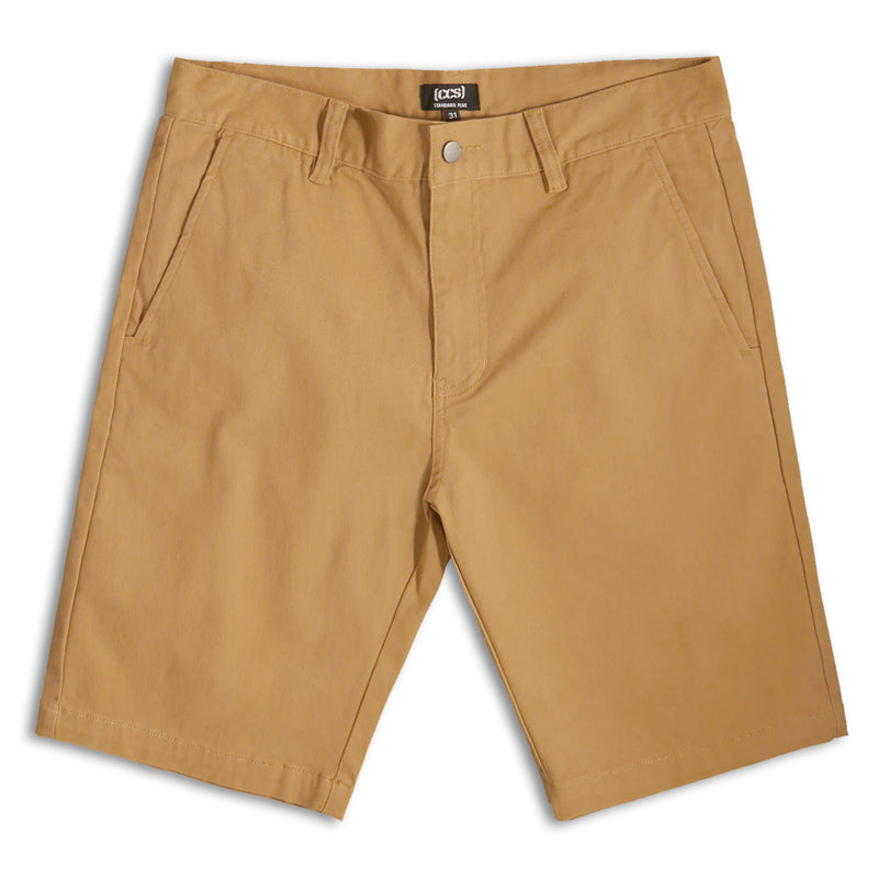 CCS Stretch Chino Shorts - Khaki