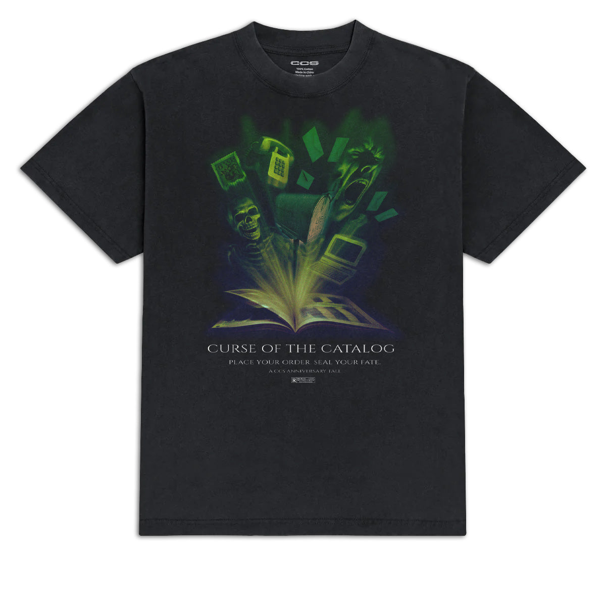 CCS Curse of the Catalog T-Shirt - Vintage Black image 1