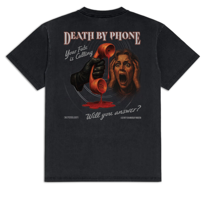 CCS Death by Phone T-Shirt - Vintage Black