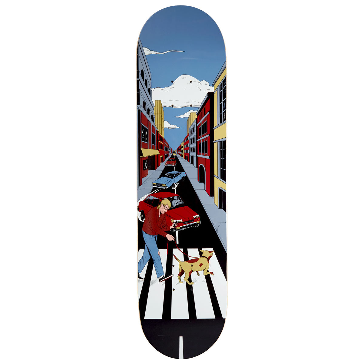 CCS Screen Time Heads Down Skateboard Deck image 1