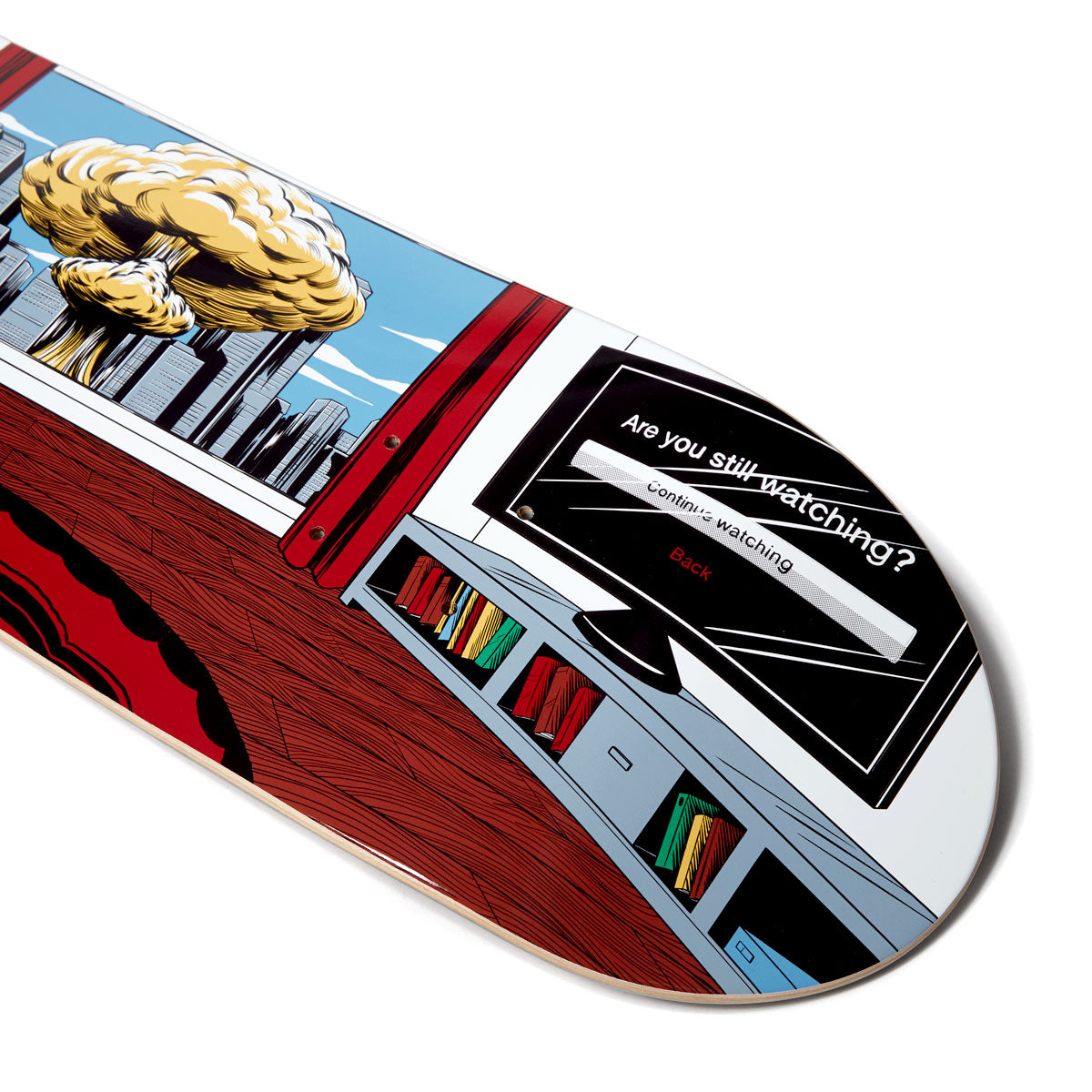 CCS Screen Time Still Watching Skateboard Deck - Multi image 4