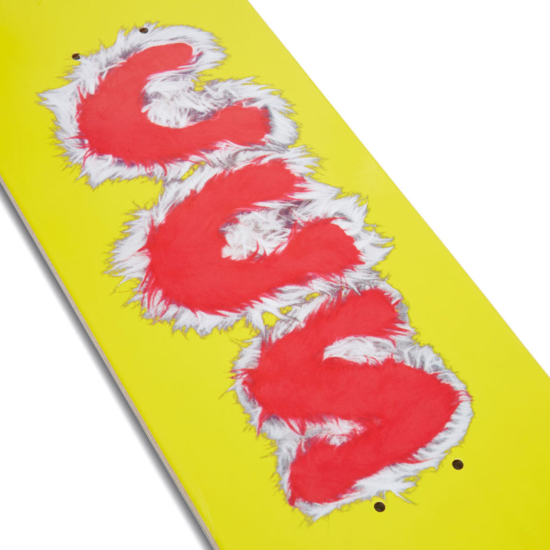 CCS Furry Letters Mini Skateboard Deck - Yellow