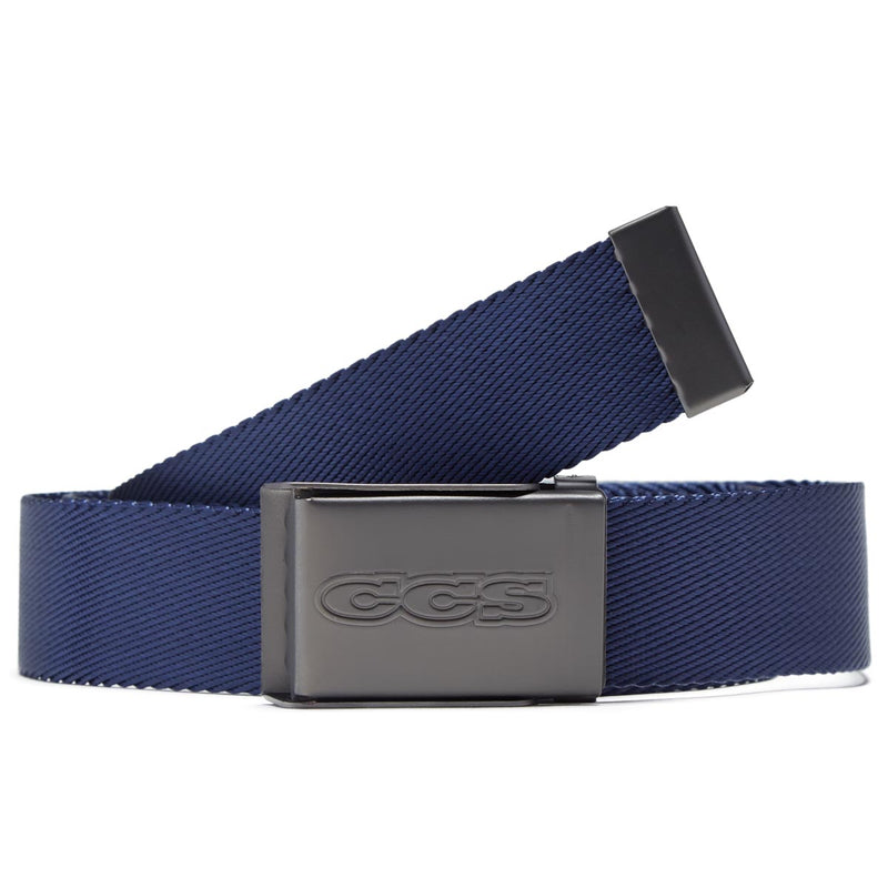 CCS Gunmetal 96 Logo Web Belt - Navy