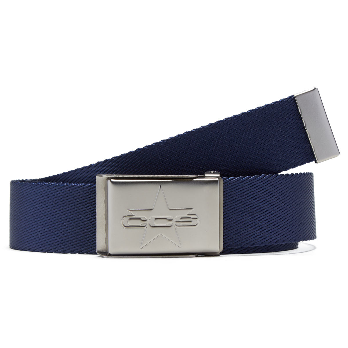 CCS Silver 97 Star Web Belt - Navy image 1