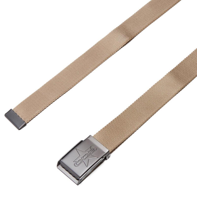 CCS Gunmetal 97 Star Web Belt -  Tan