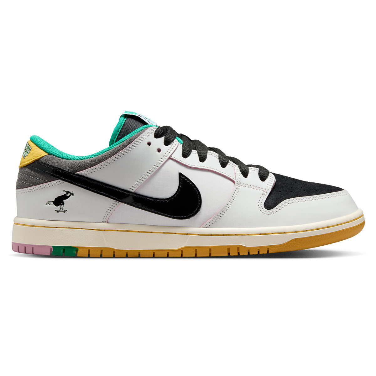 Nike SB x CSEF Dunk Low Pro Shoes - Summit White/Black/White/Iron Grey image 1