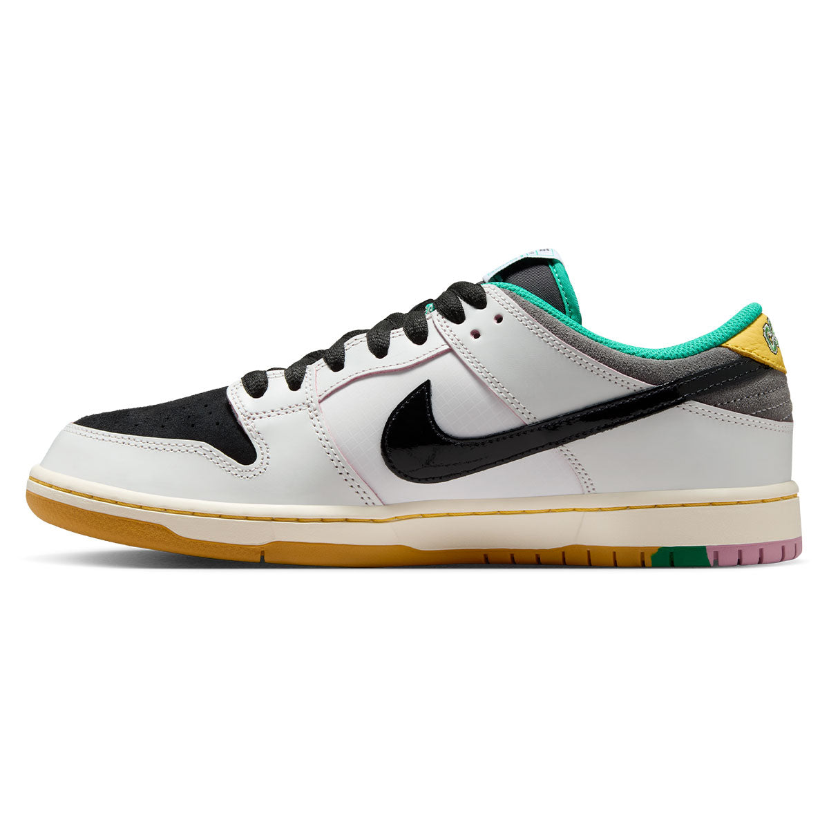 Nike SB x CSEF Dunk Low Pro Shoes - Summit White/Black/White/Iron Grey image 2