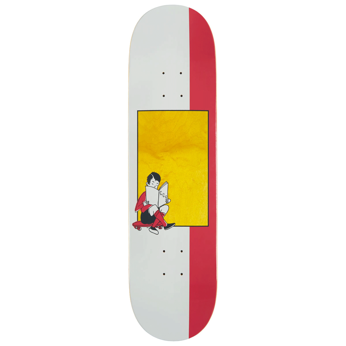 CCS Retro Catalogue Kid Skateboard Deck - Red - 8.375