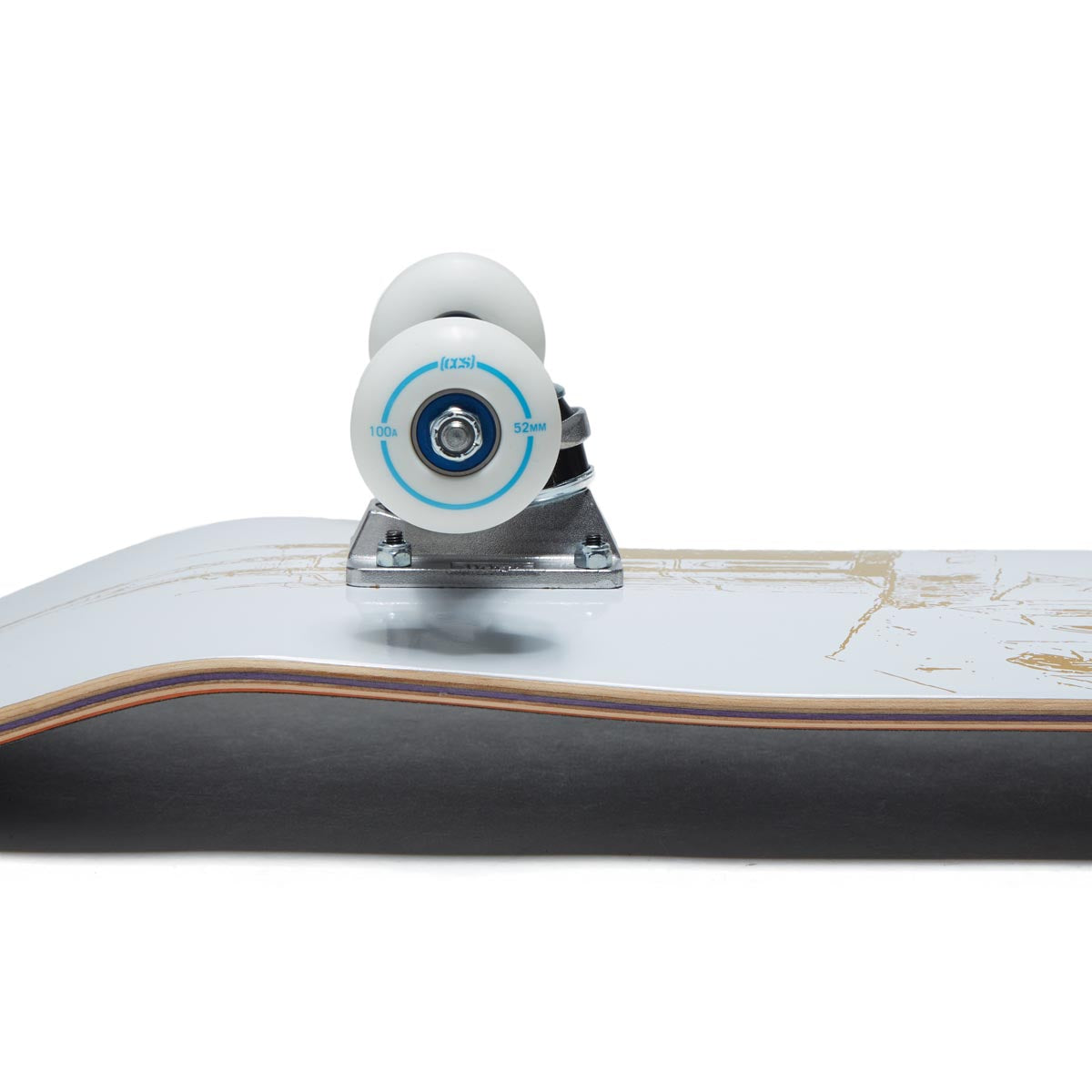 CCS Cathedral Skateboard Complete - White image 4