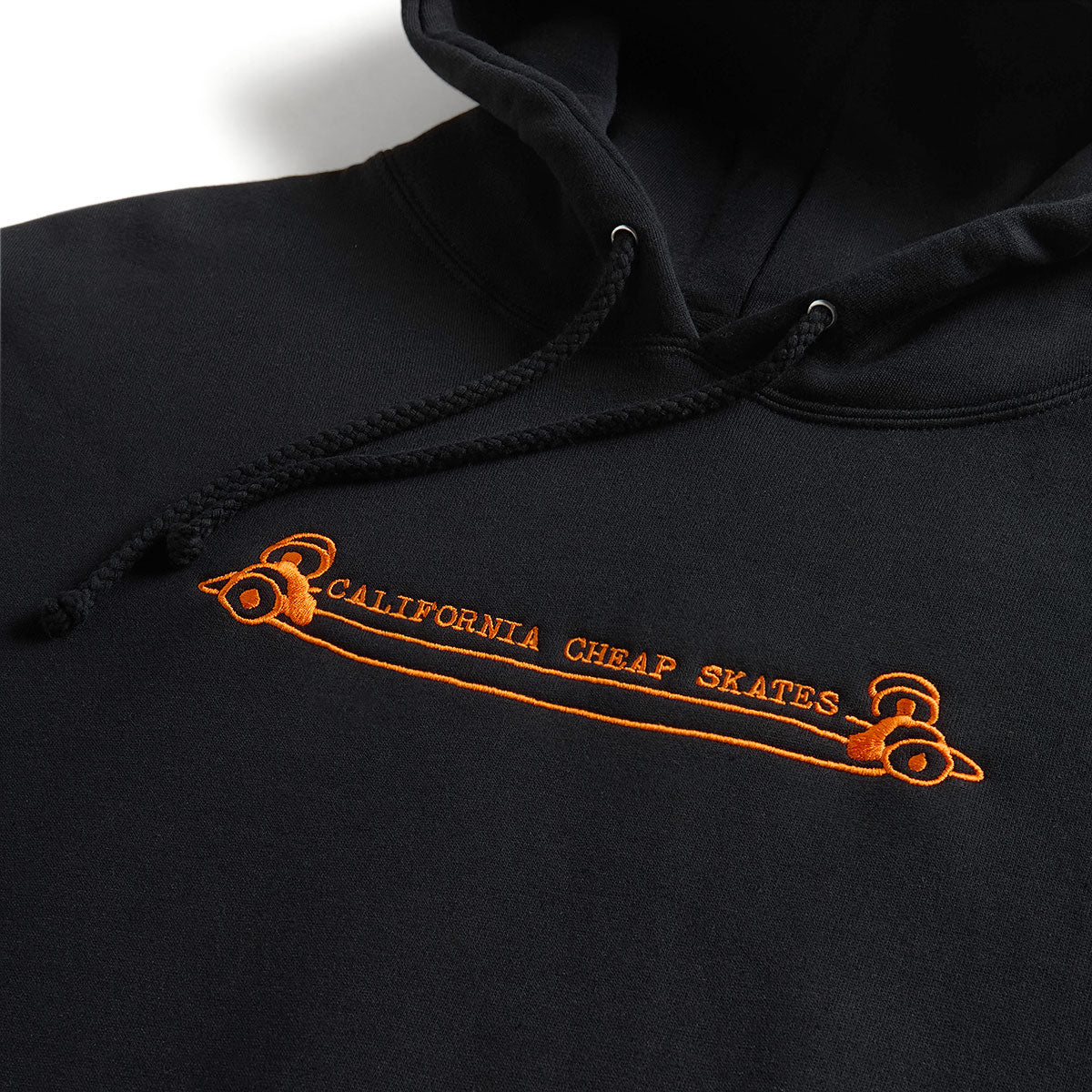 CCS Heritage Cheap Skates Hoodie - Black/Orange image 1