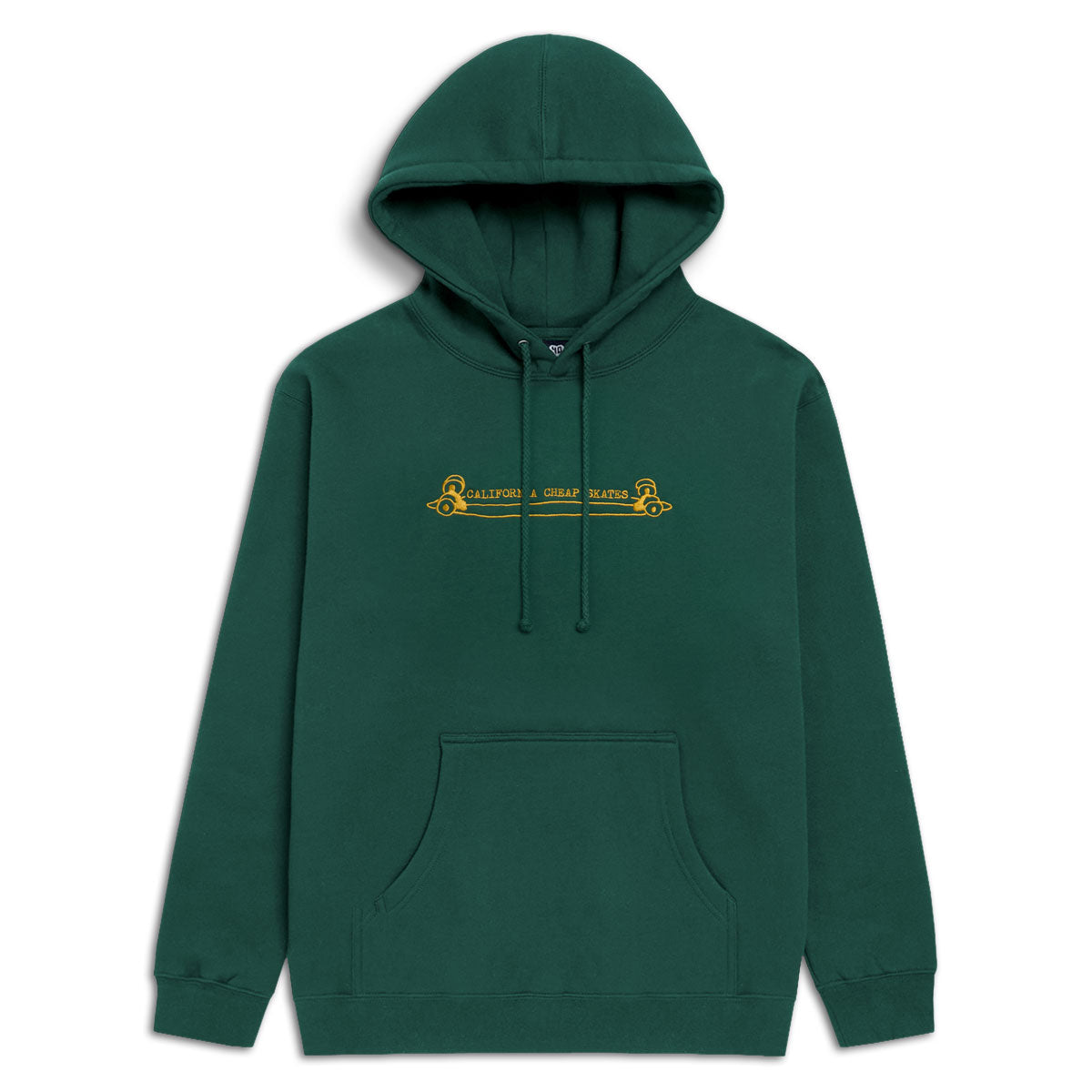 CCS Heritage Cheap Skates Hoodie - Green/Gold image 2