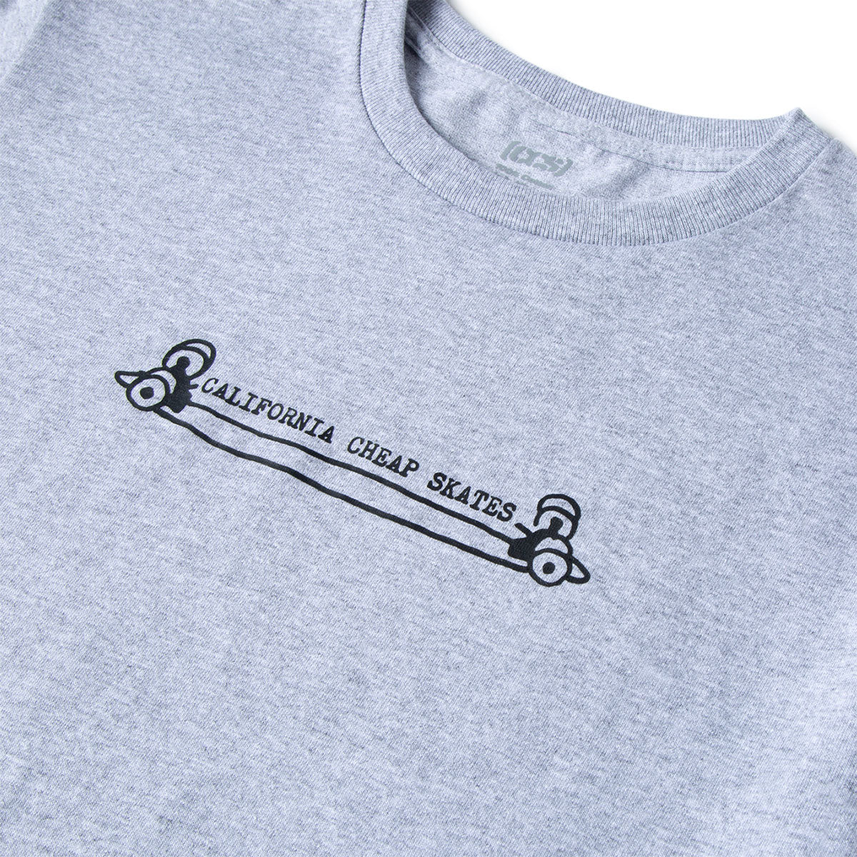 CCS Youth Heritage Cheap Skates T-Shirt - Heather Grey image 2