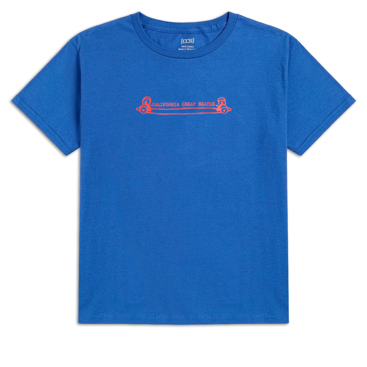 CCS Youth Heritage Cheap Skates T - Shirt - Blue - YSM image 1