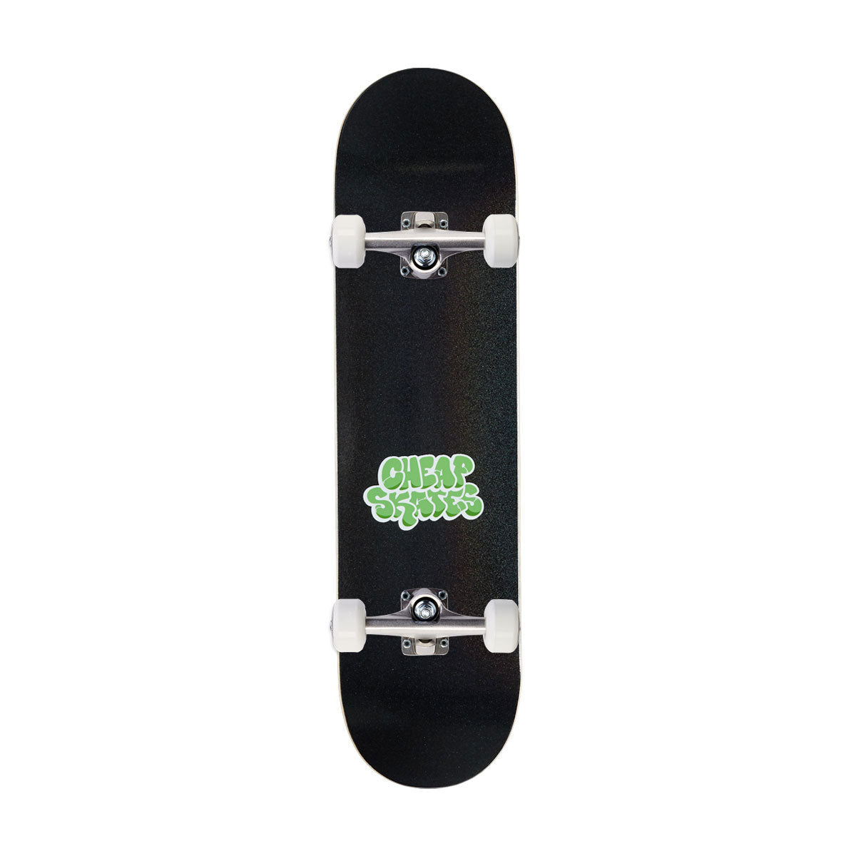 CCS Cheap Skates Tag Glitter Mini Skateboard Complete - Black image 1
