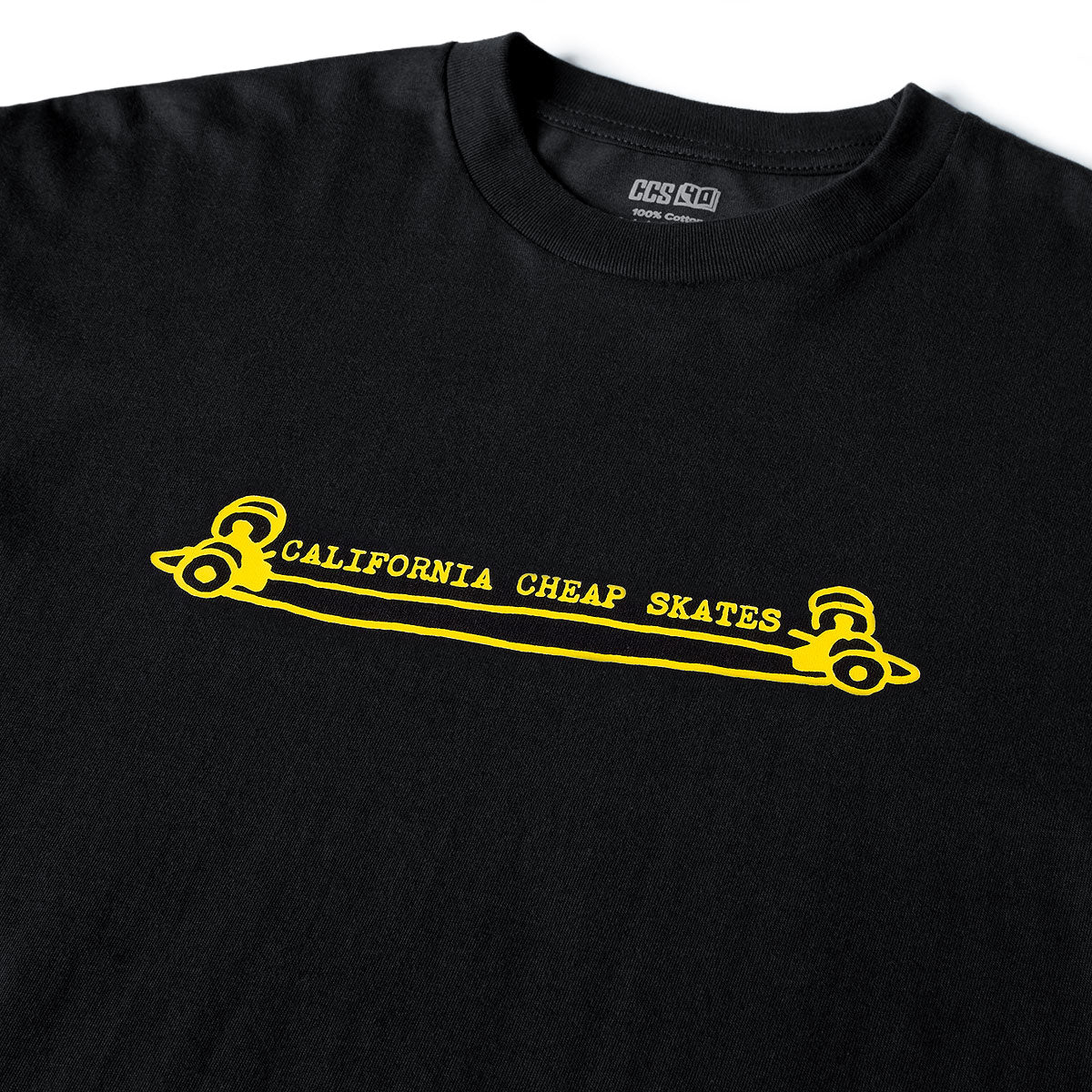 CCS Heritage Cheap Skates T-Shirt - Black image 2