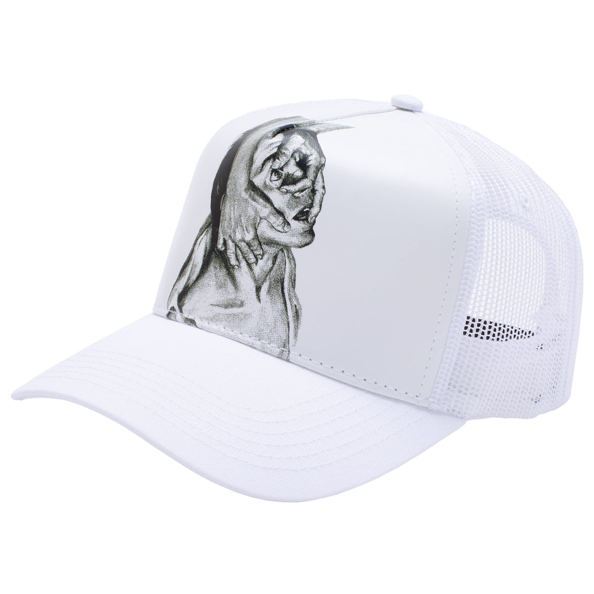 Hockey Resuscitate Truck Stop Hat - Off White image 1