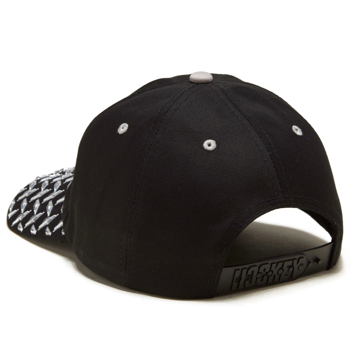 Hockey Diamond Plate Hat - Black image 2