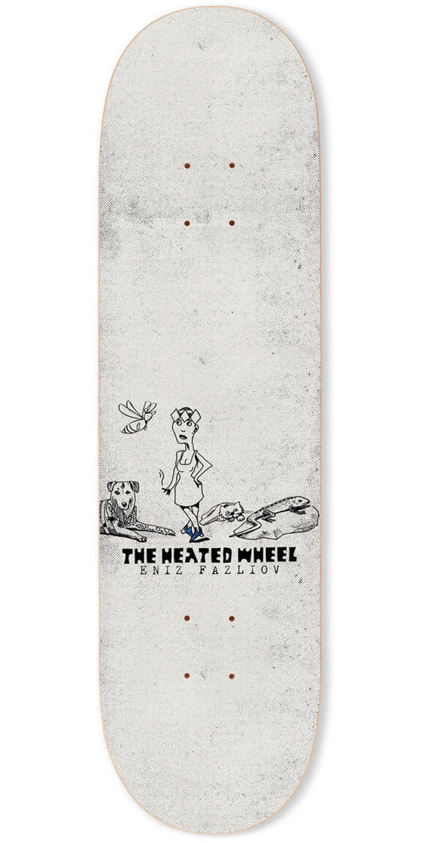 The Heated Wheel Eniz Fazliov Smoke Break Skateboard Deck - 8.25