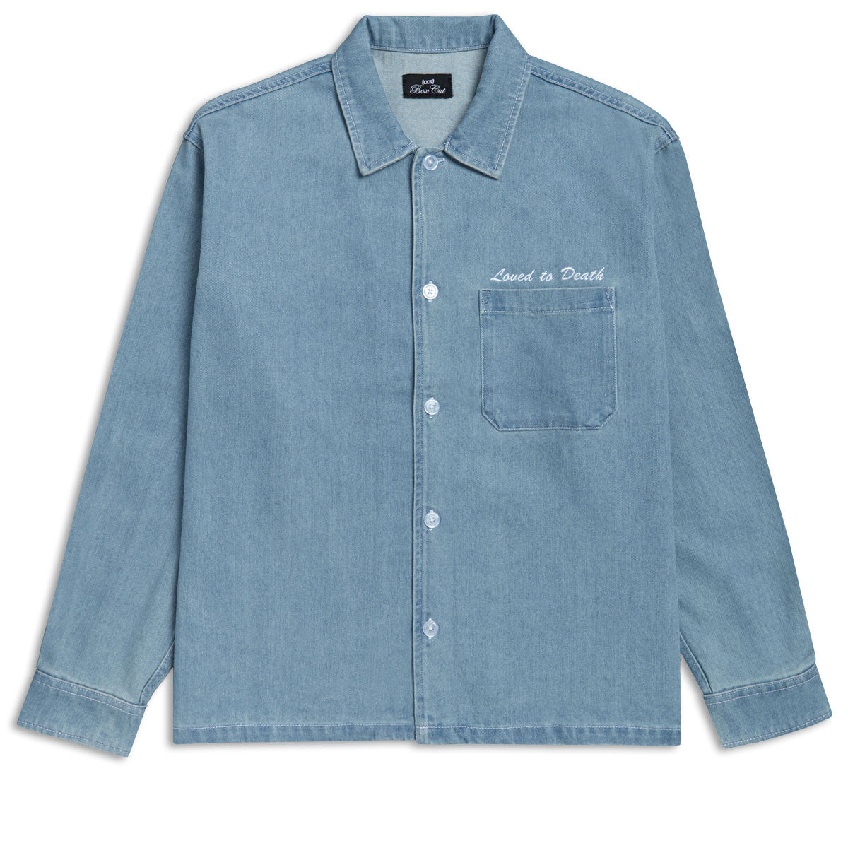 CCS Loved To Death Denim Shirt - Light Blue - XS image 1