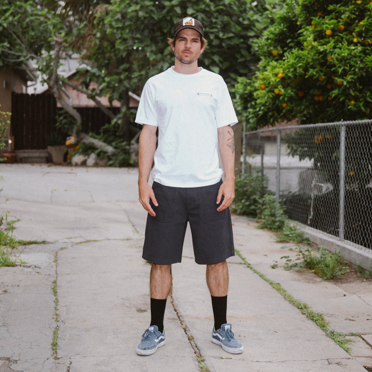 CCS Surplus Herringbone Shorts - Navy image 2