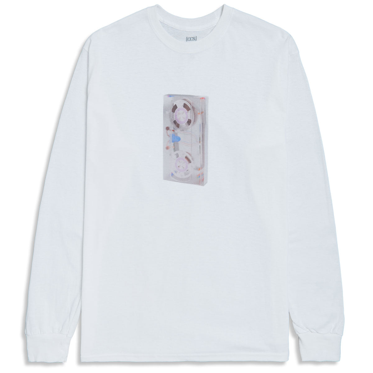 CCS Going Clear VHS Long Sleeve T-Shirt - White - SM image 1