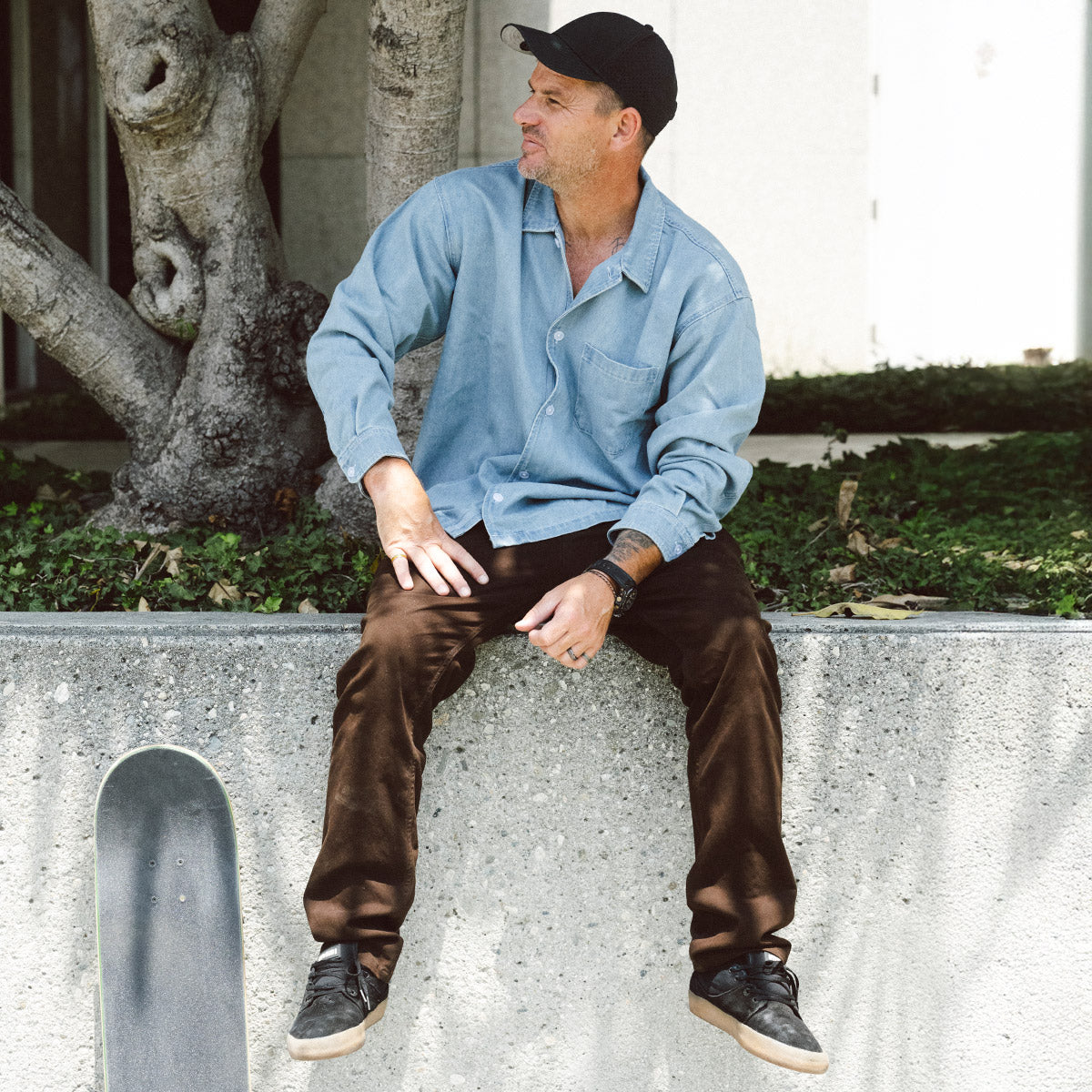 CCS Relaxed Stretch Chino Pants - Brown image 2