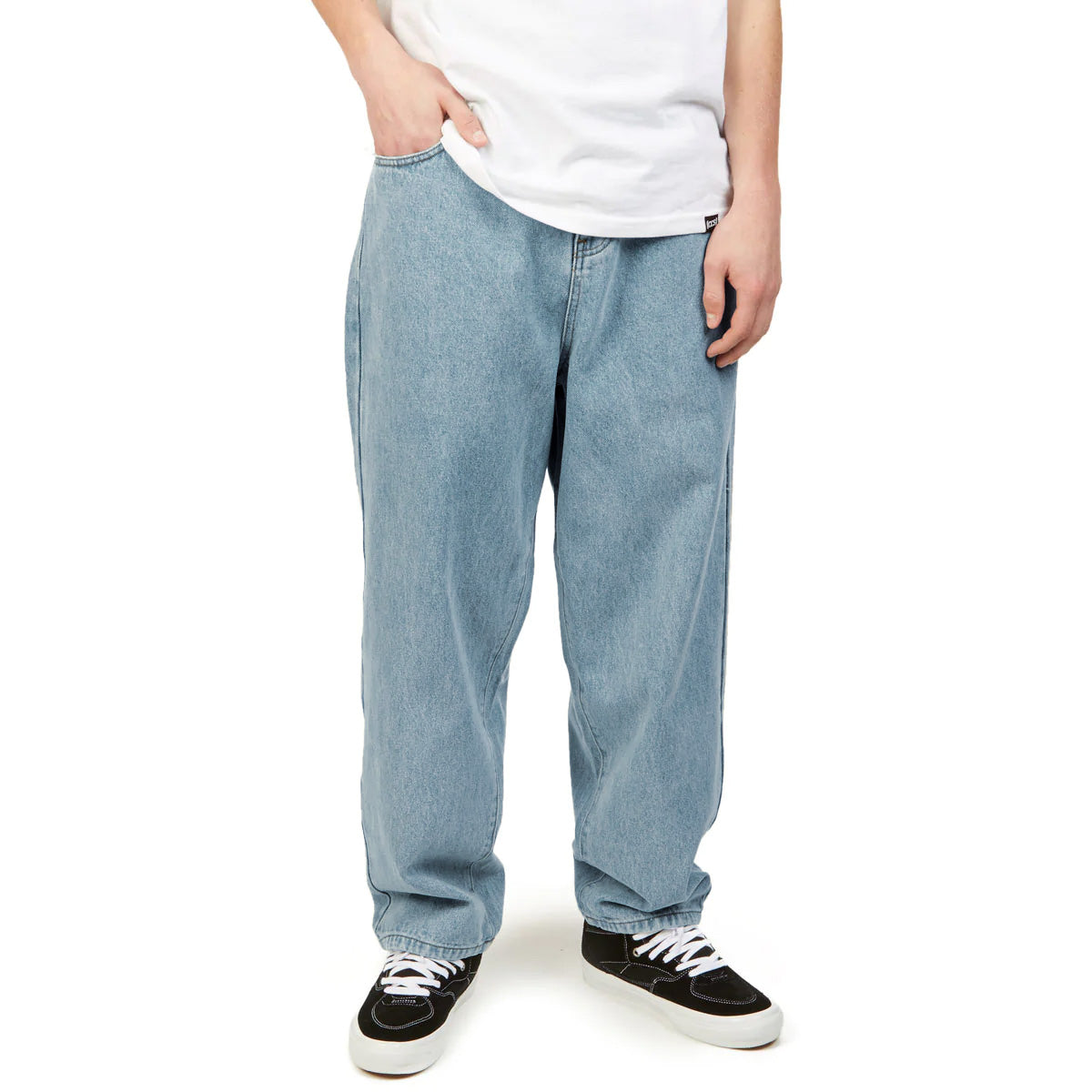 CCS Baggy Taper Denim Jeans - Light Wash image 1