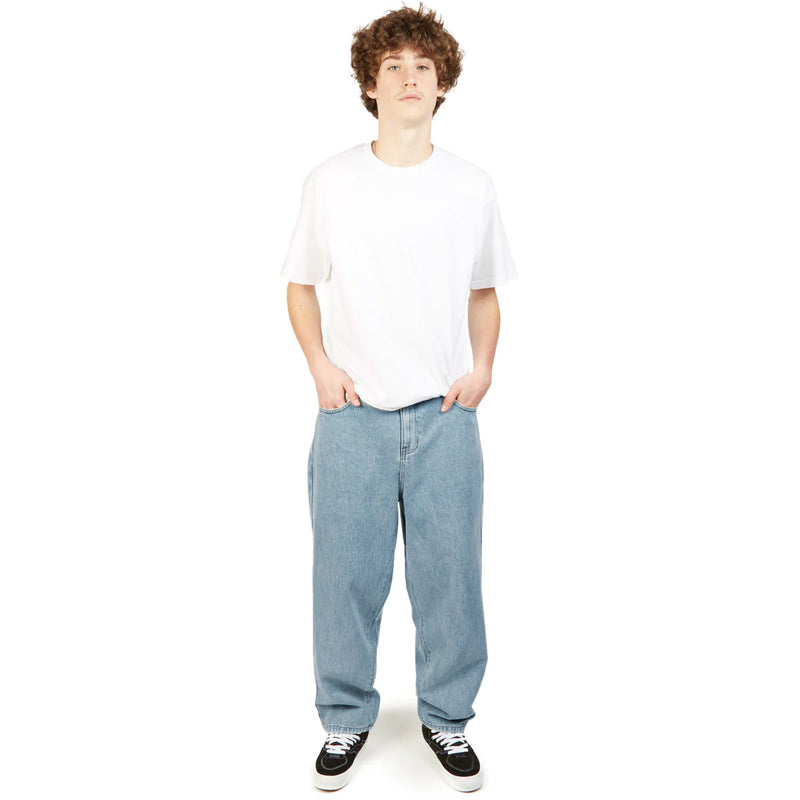 CCS Baggy Taper Denim Jeans - Light Wash