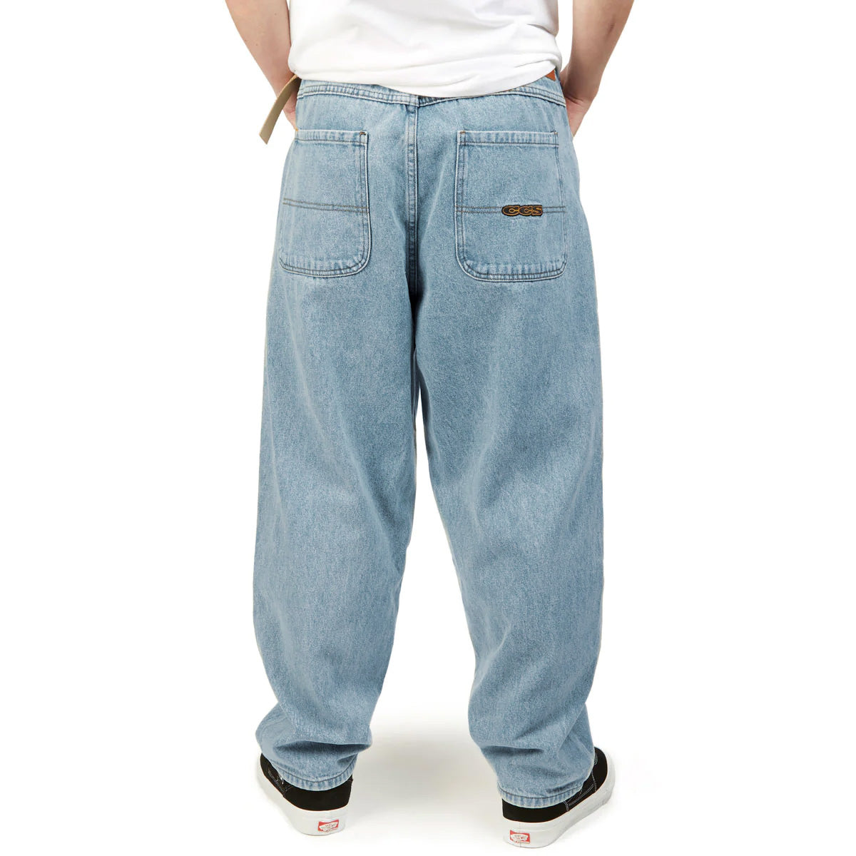 CCS Baggy Taper Denim Jeans - Light Wash image 5