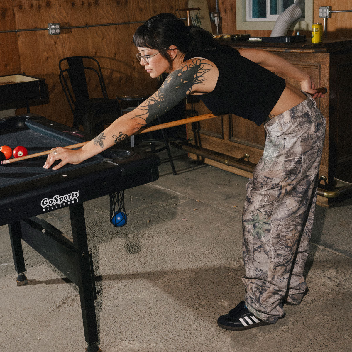 Deaile Real Tree Baggy Pants ブラウンLサイズ Real Tree Baggy Pants