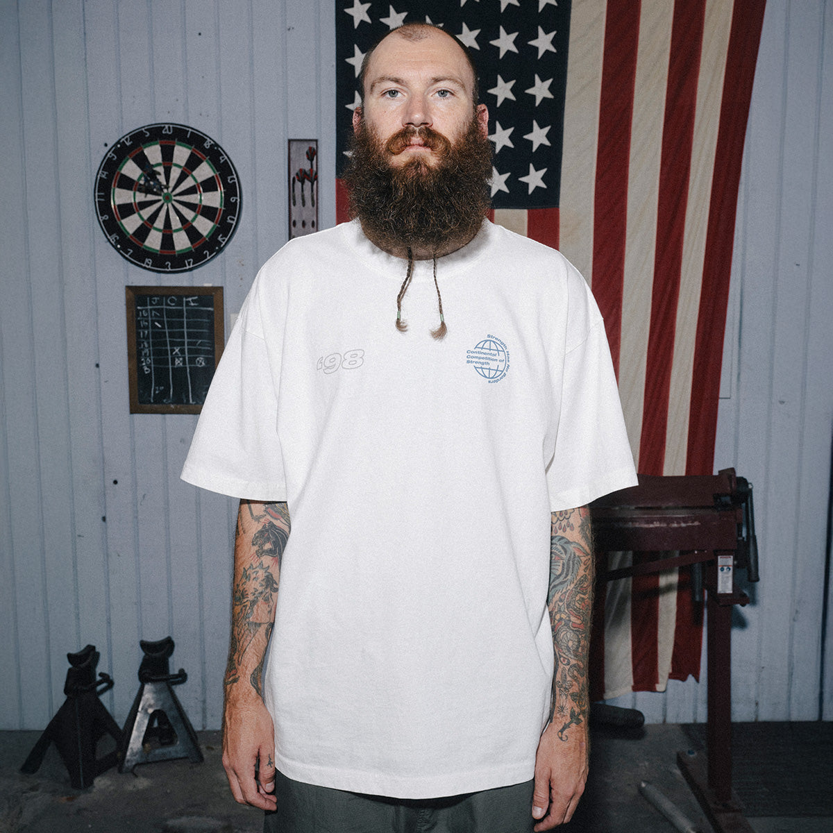 CCS Bootleg World Strength T-Shirt - White image 4