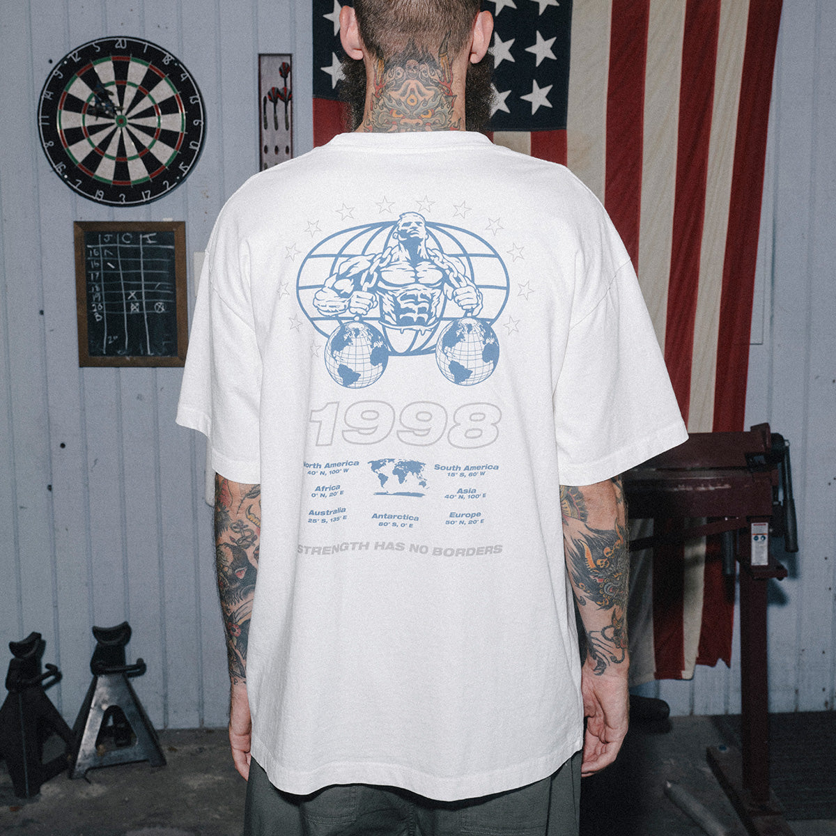 CCS Bootleg World Strength T-Shirt - White image 2
