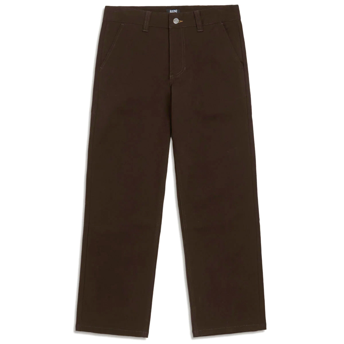 CCS Relaxed Stretch Chino Pants - Brown image 3