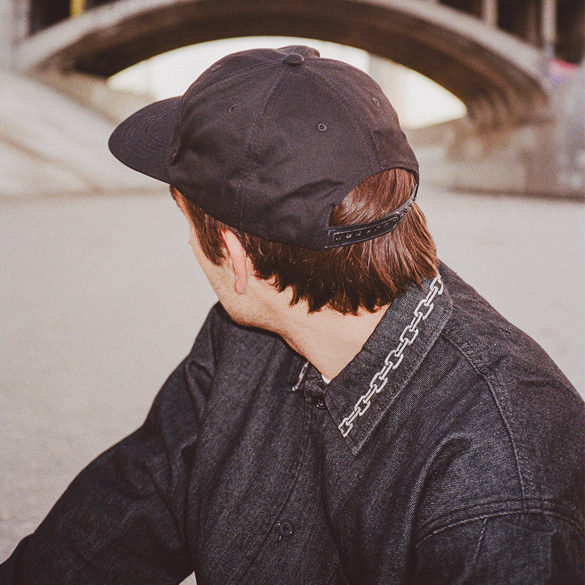 CCS Box Denim Shirt - Chain Black image 6