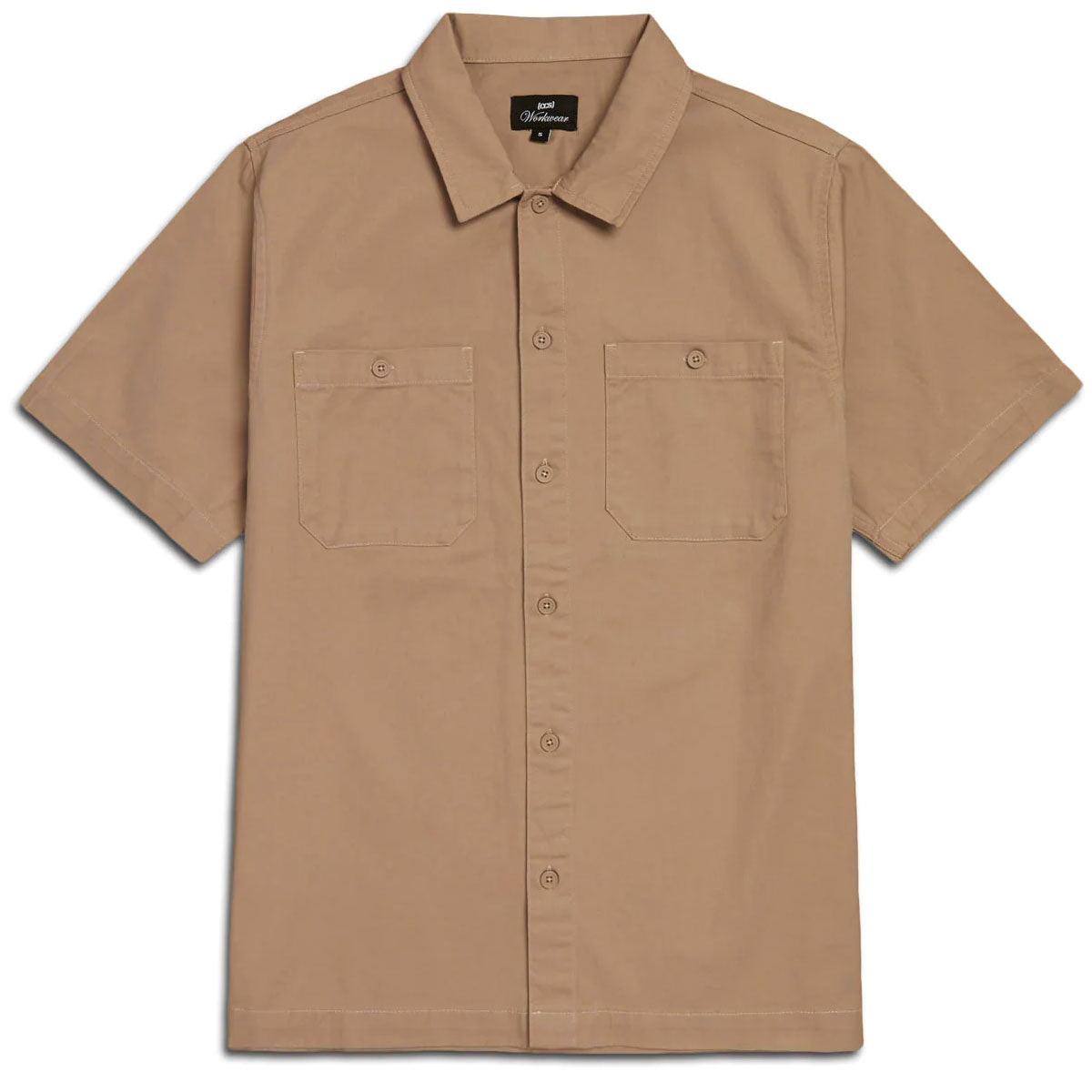 CCS Custom Embroidered Work Shirt - Khaki - MD image 1