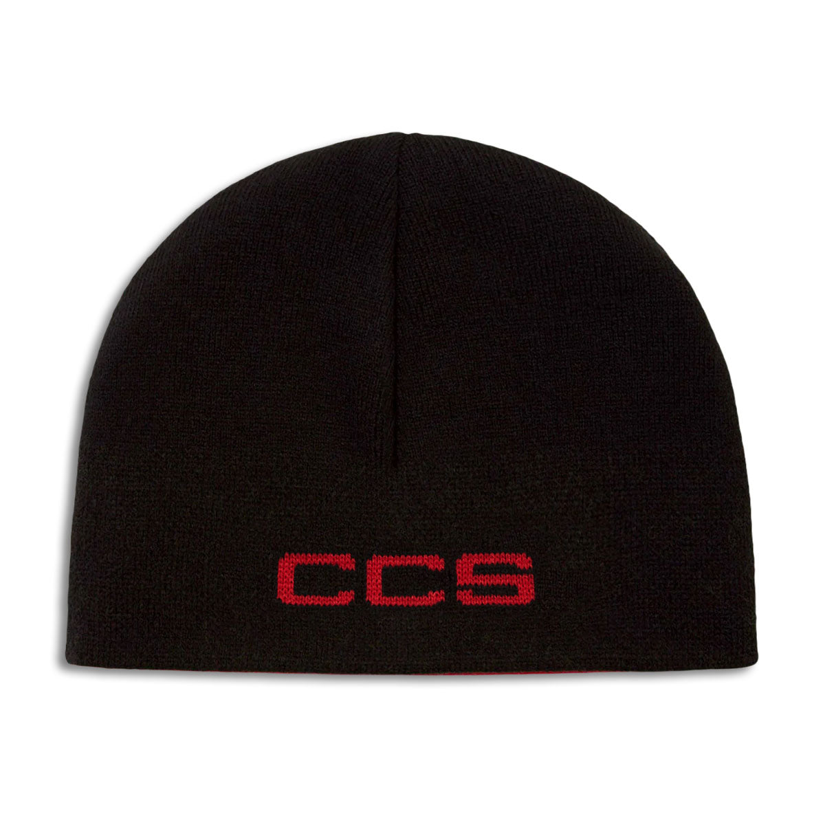 CCS Flames Reversible Skully Beanie - Black/Red image 2
