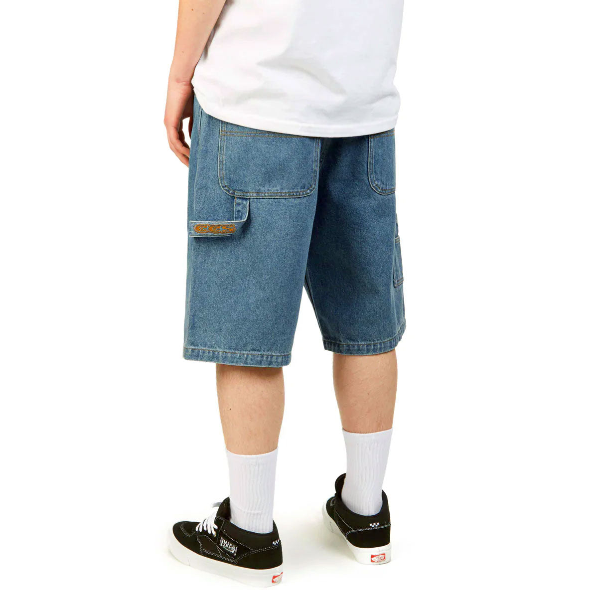 CCS Hammer Loop Jean Shorts - Medium Wash image 4