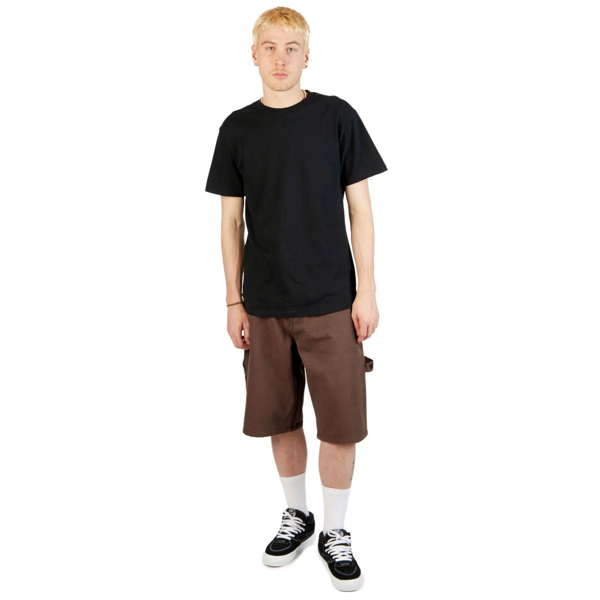CCS Hammer Loop Canvas Shorts - Brown/Black image 3