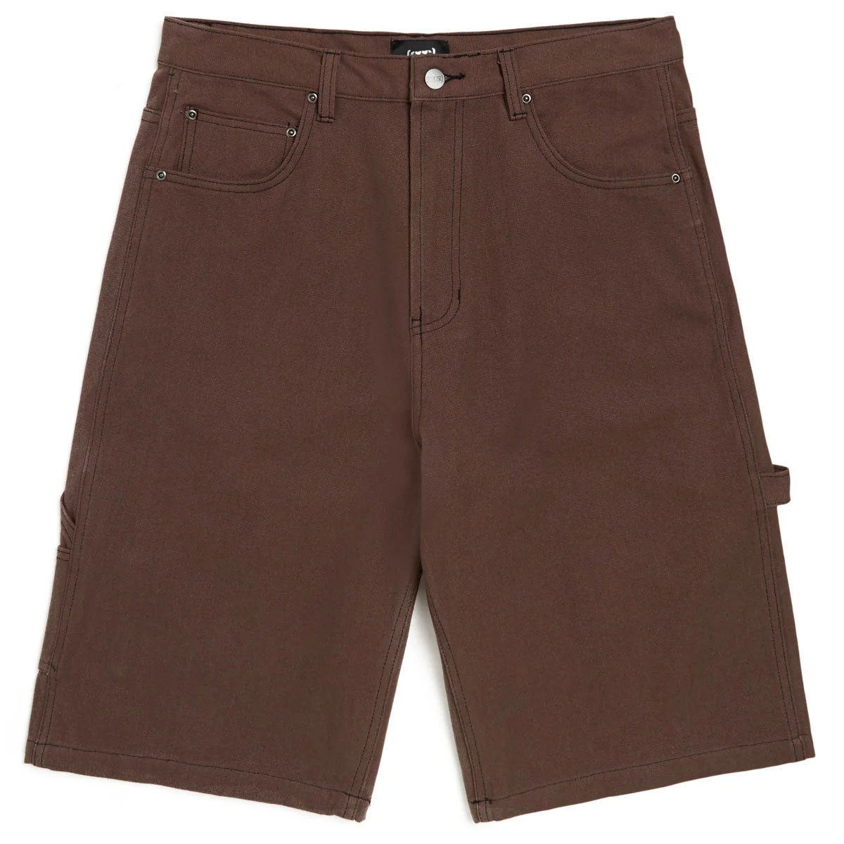 CCS Hammer Loop Canvas Shorts - Brown/Black image 2
