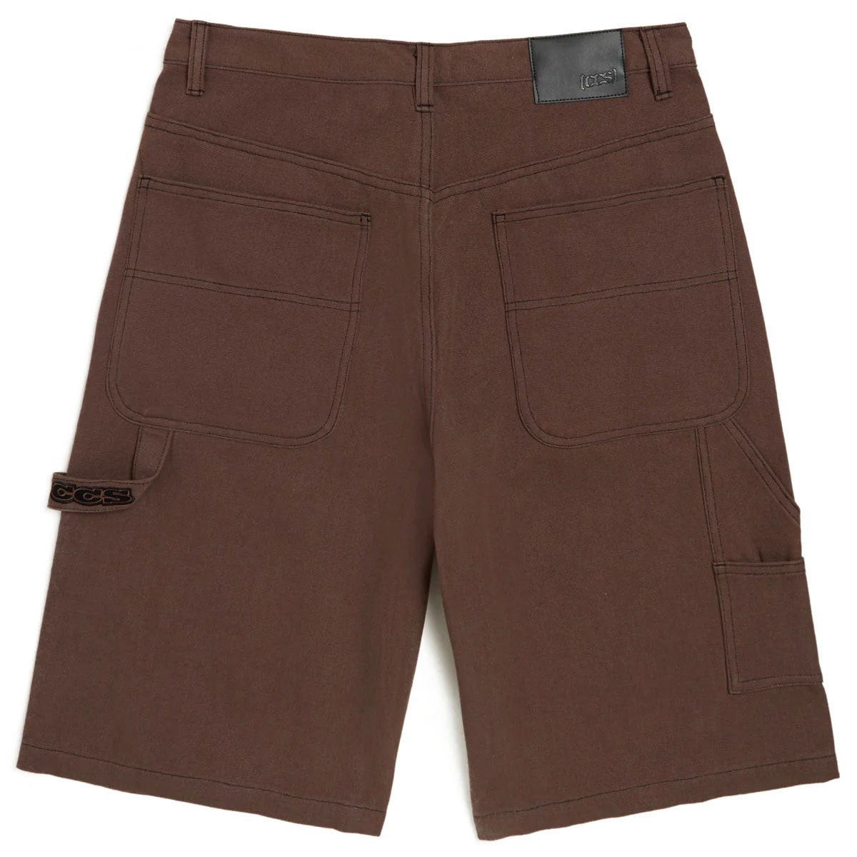 CCS Hammer Loop Canvas Shorts - Brown/Black image 6