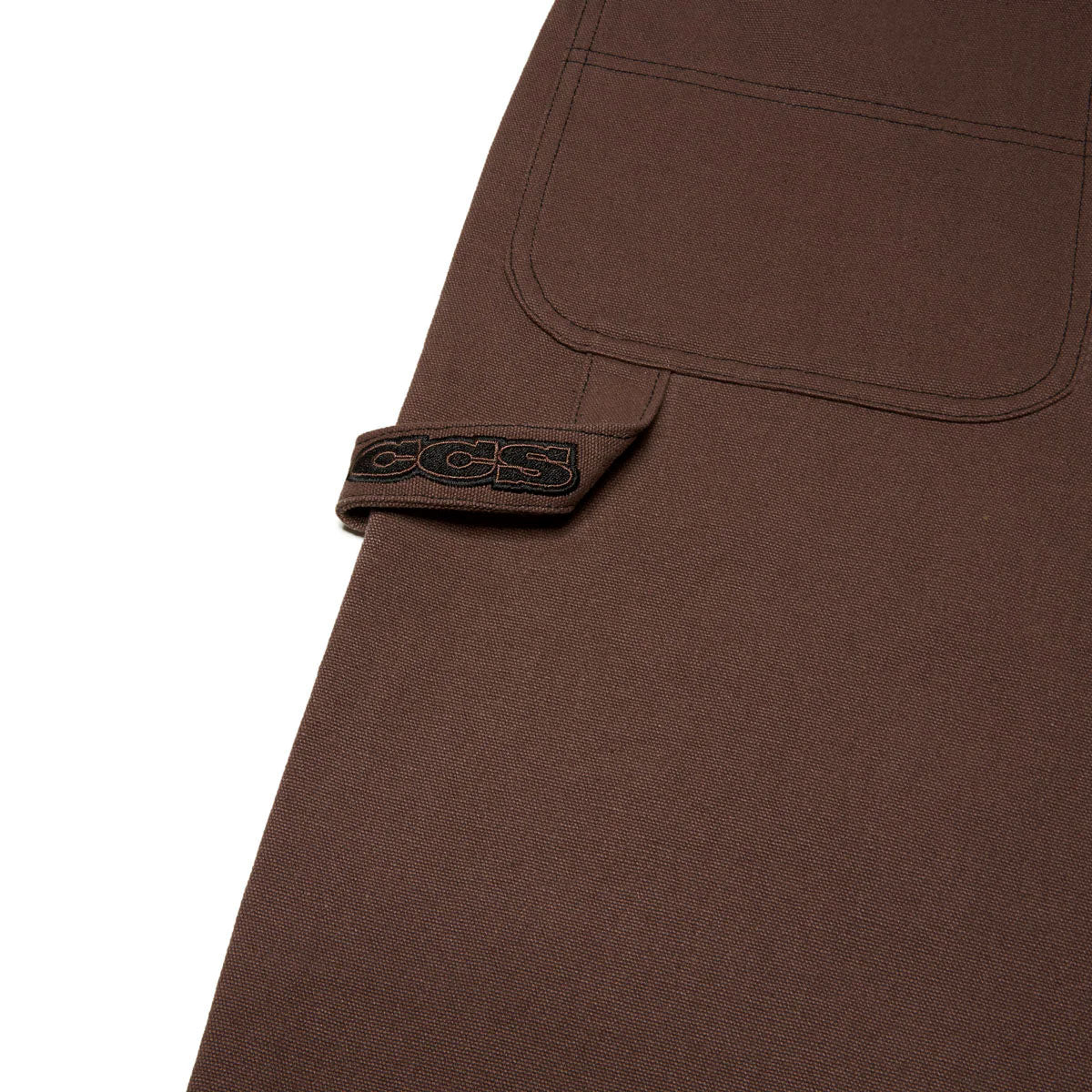 CCS Hammer Loop Canvas Shorts - Brown/Black image 7