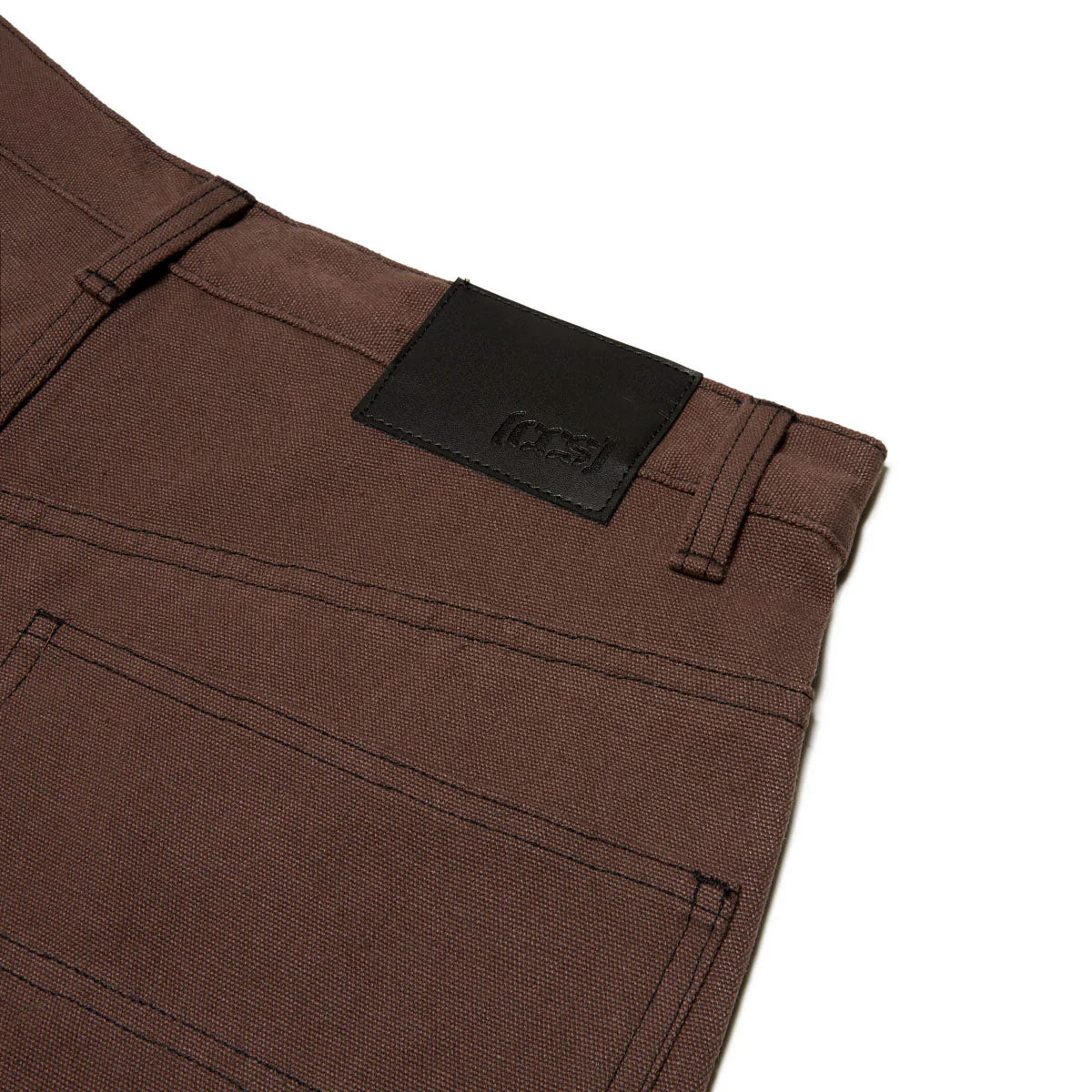 CCS Hammer Loop Canvas Shorts - Brown/Black image 8