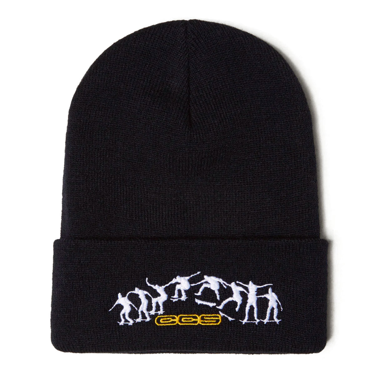 CCS Kickflip Logo Beanie - Black/White/Yellow image 1