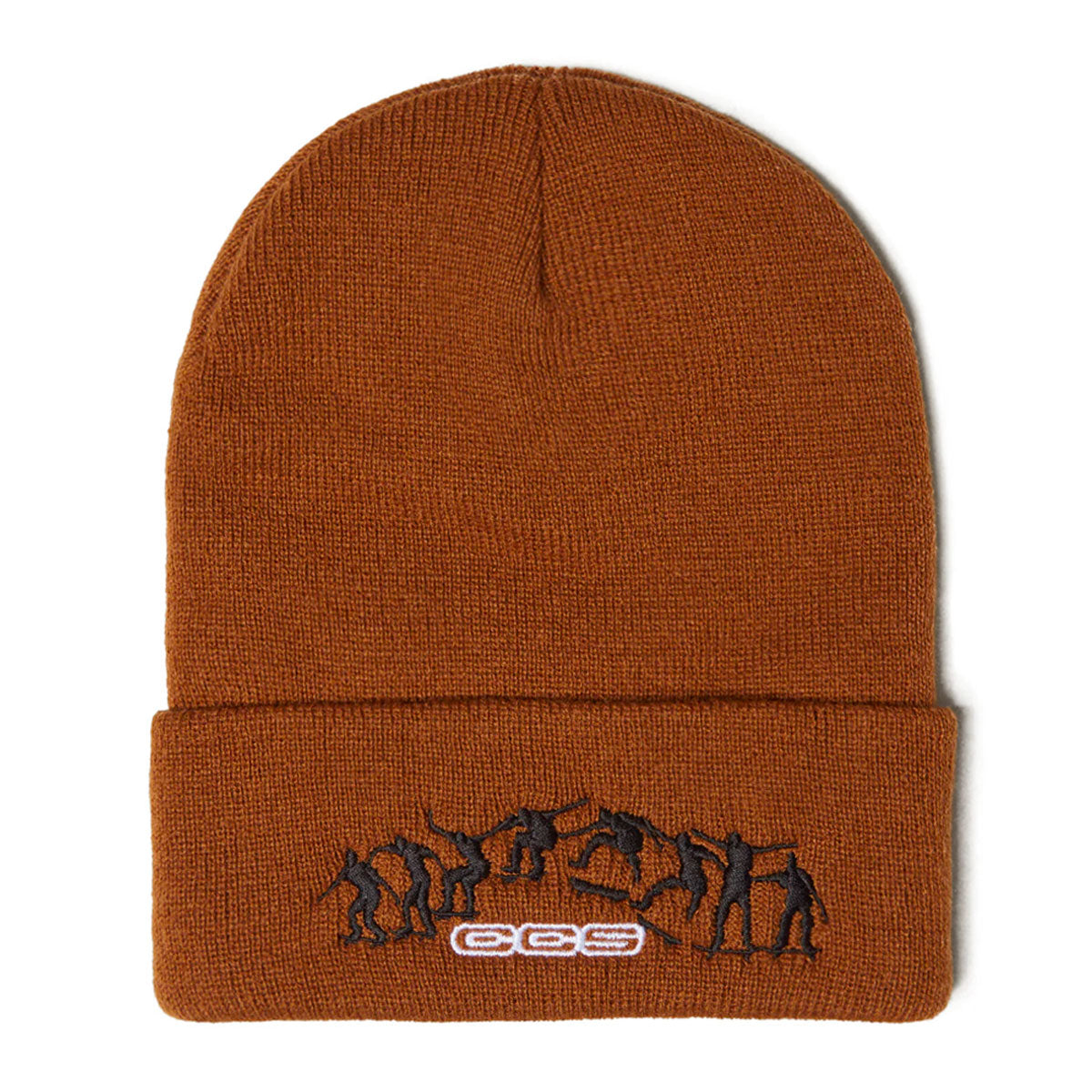 CCS Kickflip Logo Beanie - Camel/Black/White image 1