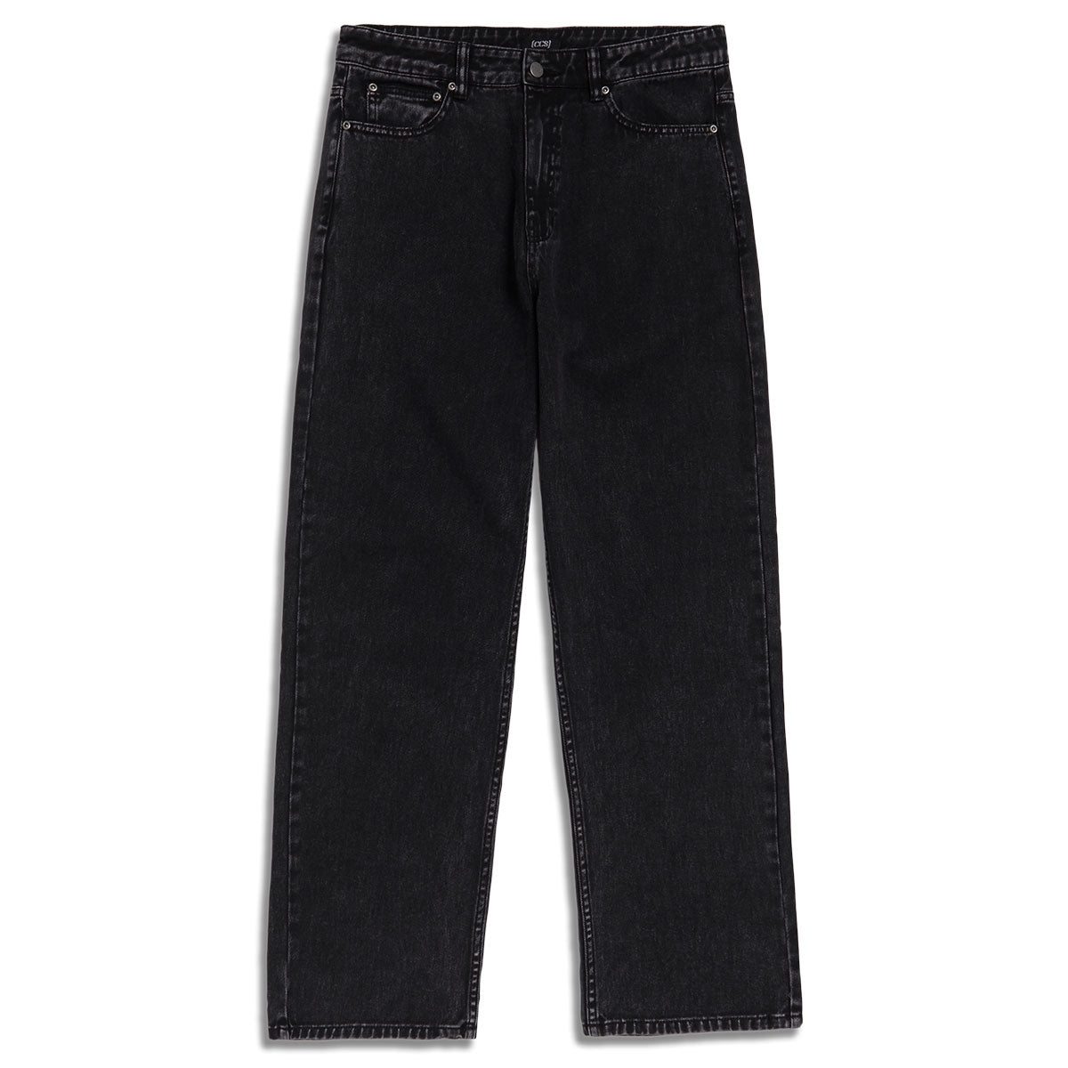CCS Original Relaxed Denim Jeans - Acid Wash Black image 3