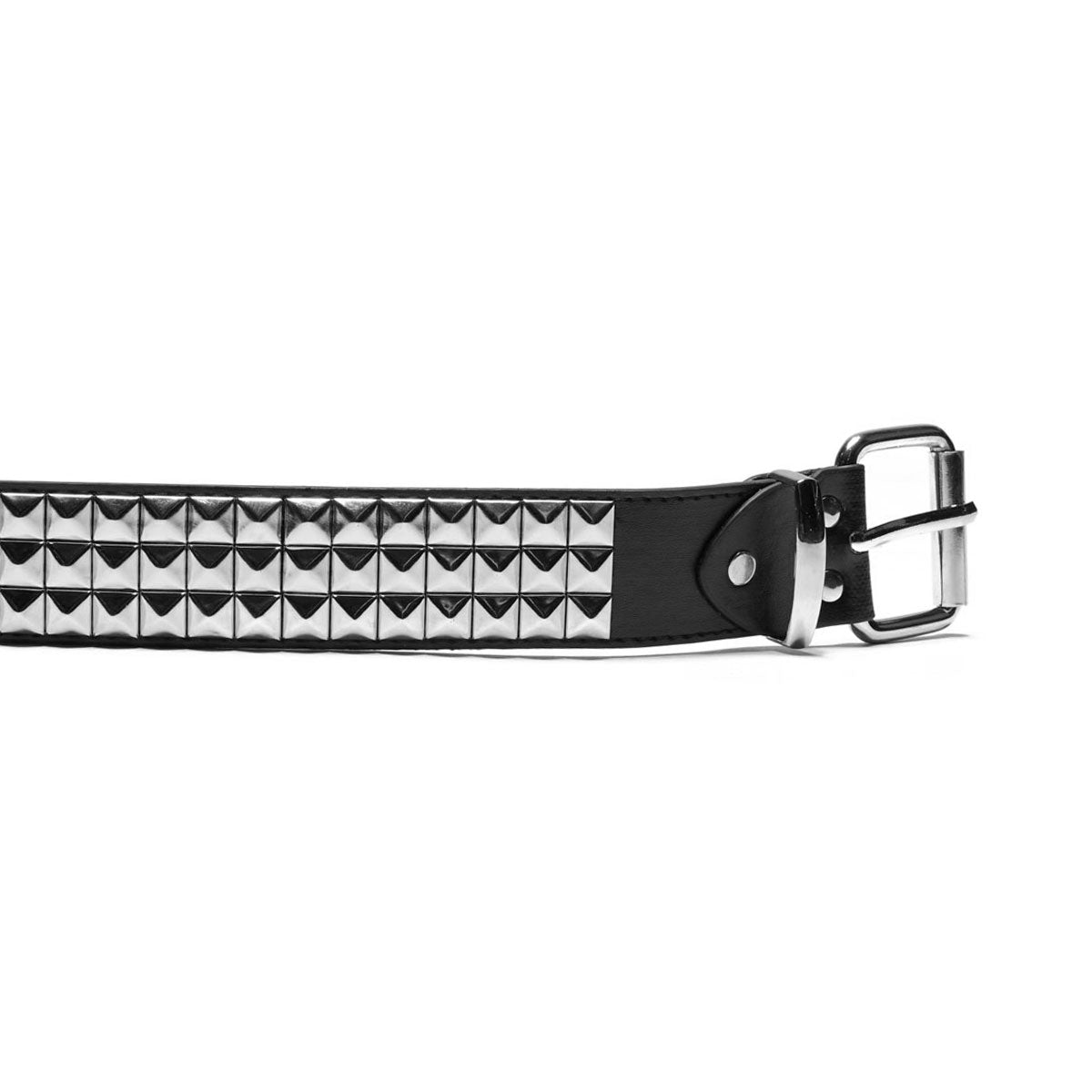 CCS Pyramid Studded Belt - 3 Row - Black image 3