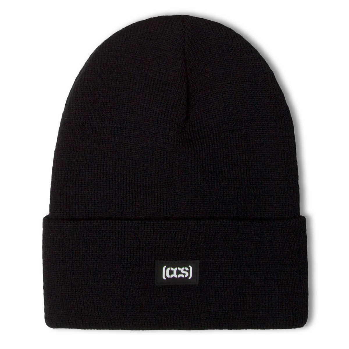 CCS Rubber Logo Patch Beanie - Black image 1