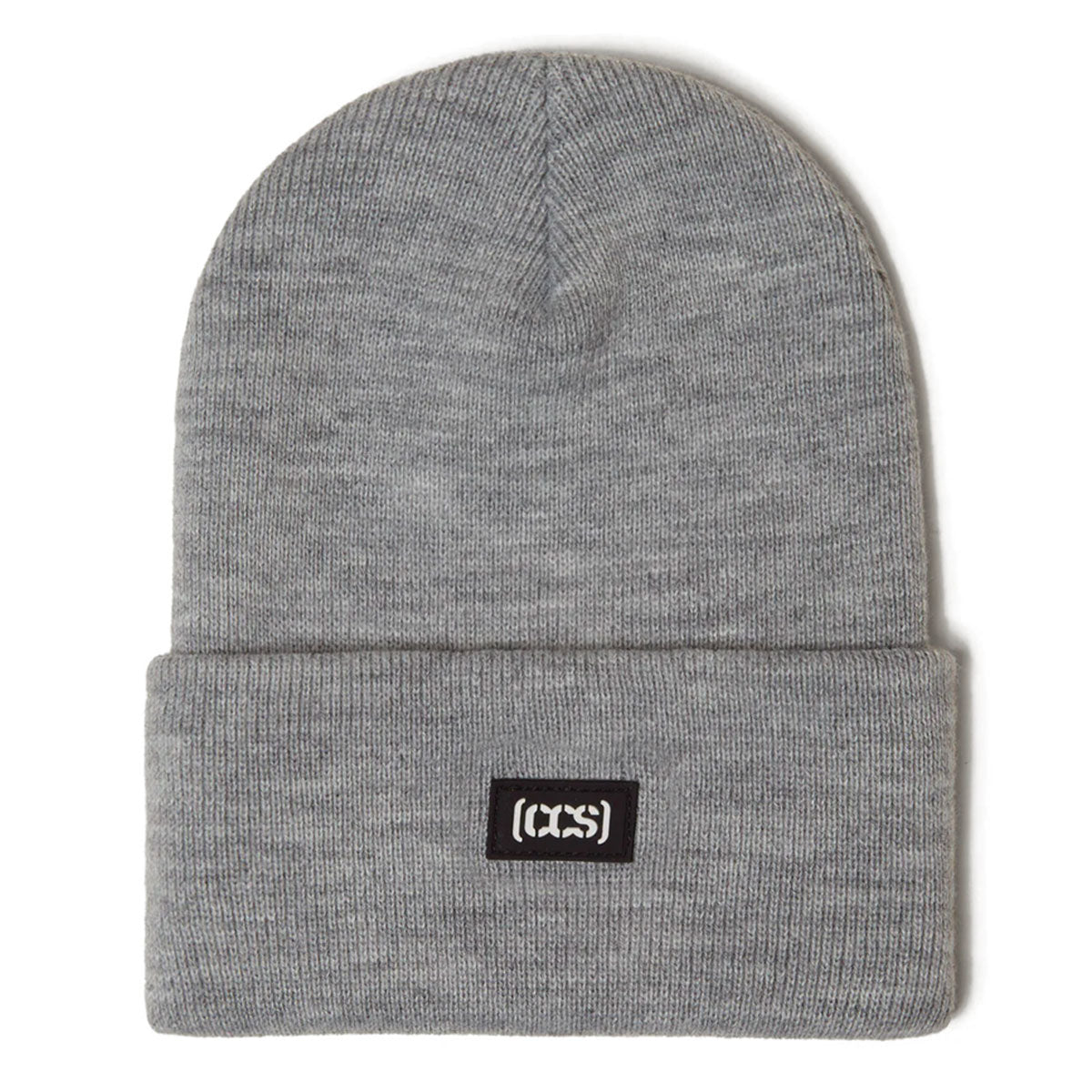 CCS Rubber Logo Patch Beanie - Heather Grey image 1