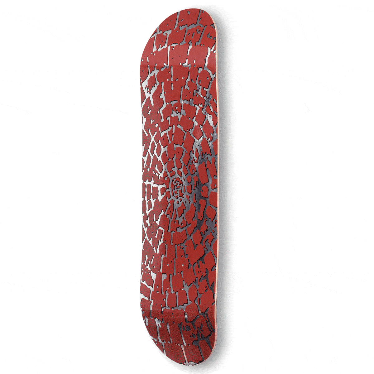 CCS Shatter Foil Skateboard Deck - Rust image 1