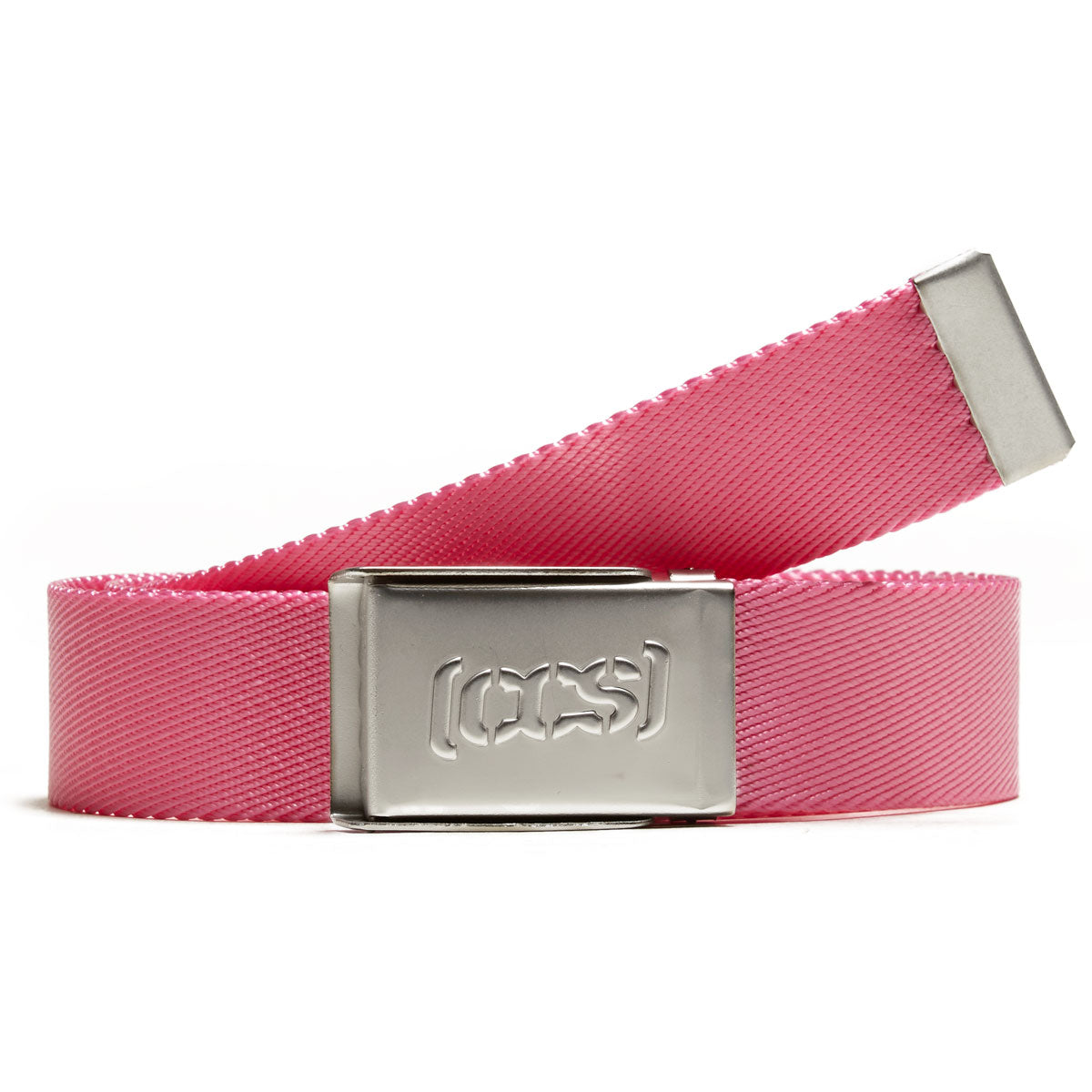 CCS Silver Logo Buckle Belt - Pink image 1